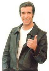 Fonz with the thumb up